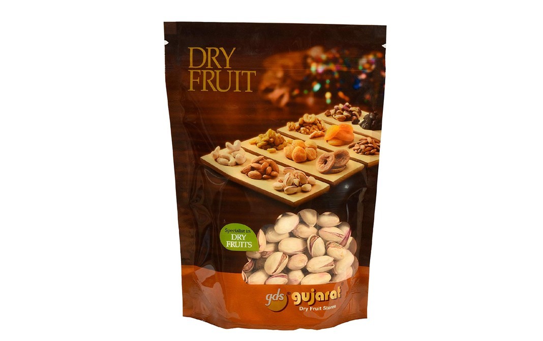 Gujarat Dry Fruit Stores Pista Roasted & Salted Regular   Pack  250 grams